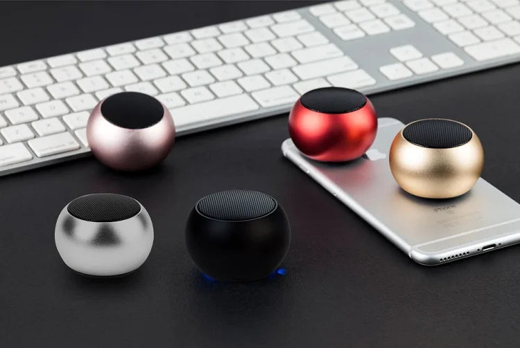 Bluetooth Speaker -M3 Rechargeable Wireless Subwoofer Colorful Bt Small Speaker Portable Mini Sound Speaker Outdoor Promotional Speaker Metal