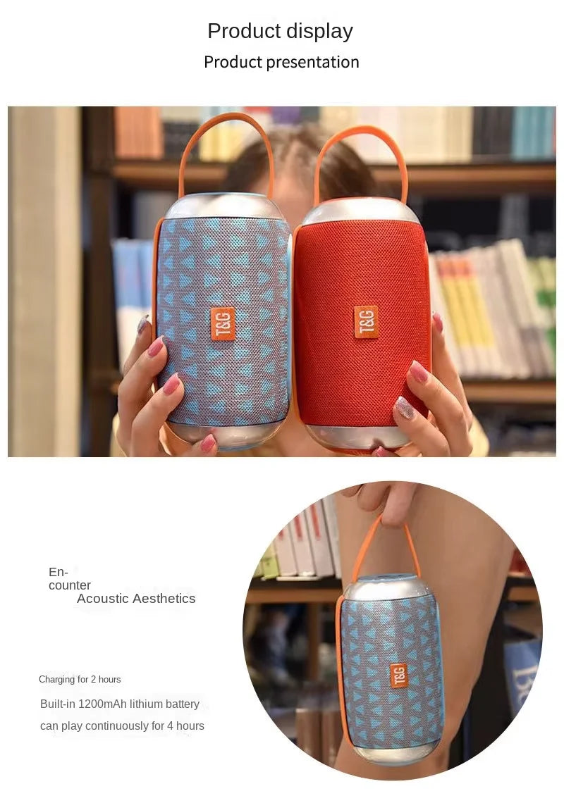 Bluetooth Speaker -Portable Tg112 Smart Wireless Speaker Bt Waterproof Outdoor Speakers Bass Subwoofer Stereo TG-112 TG Speakers