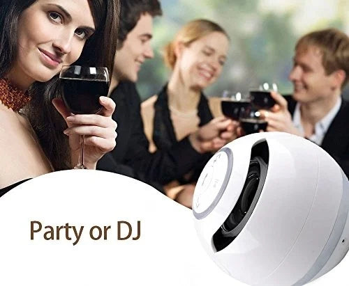 Bluetooth Speaker -2024 Dropshipping Shopify Hot Factory Price Led A18 Ball LED Mini Bass Portable Wireless BT Speaker with FM Radio TF Mic USB