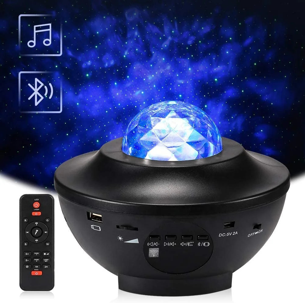 Bluetooth Speaker -High Quality Cheap Price Galaxy Projector Sky Star Starry Night Lights Aurora Starlight Projector DJ Party Indoor Disco Light