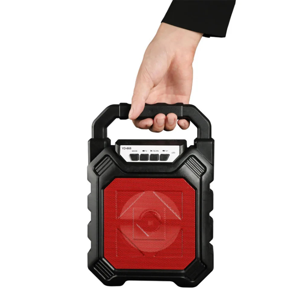 Bluetooth Speaker -GAS-S32 Wireless BT Speaker Portable 9W High Power Output Multimedia FM Radio for Home Official Multi-media