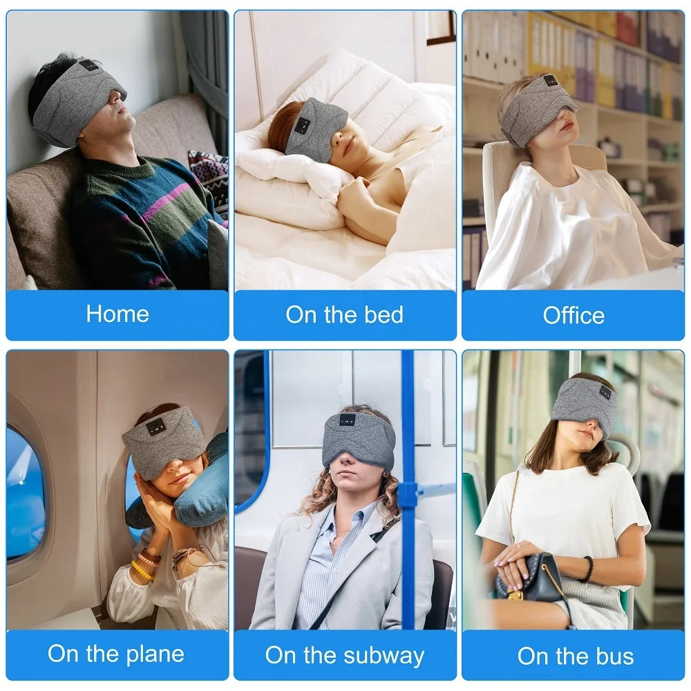 Bluetooth Speaker -Bluetooth Sleep Headphones with Ultra Soft Thin Speakers for Side Sleeper Sleep Mask With Built-in 20 Soothing Sound White Noise