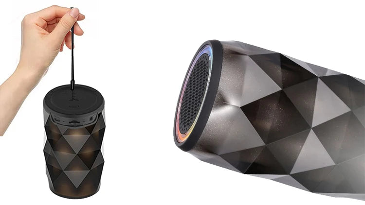 Bluetooth Speaker -Flashing LED Touch Control Light Mini Blue Tooth Speaker