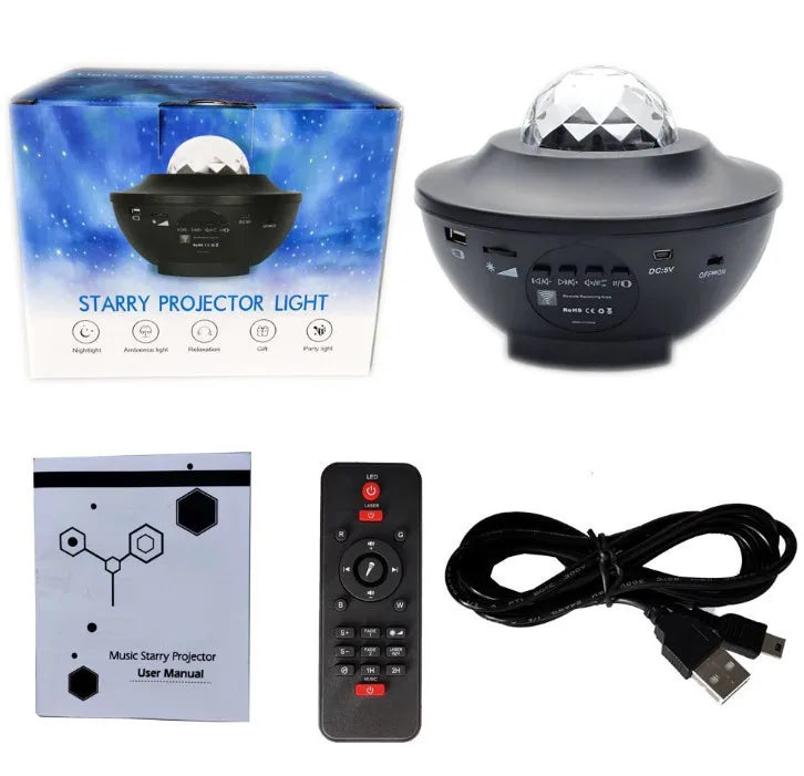Bluetooth Speaker -High Quality Cheap Price Galaxy Projector Sky Star Starry Night Lights Aurora Starlight Projector DJ Party Indoor Disco Light