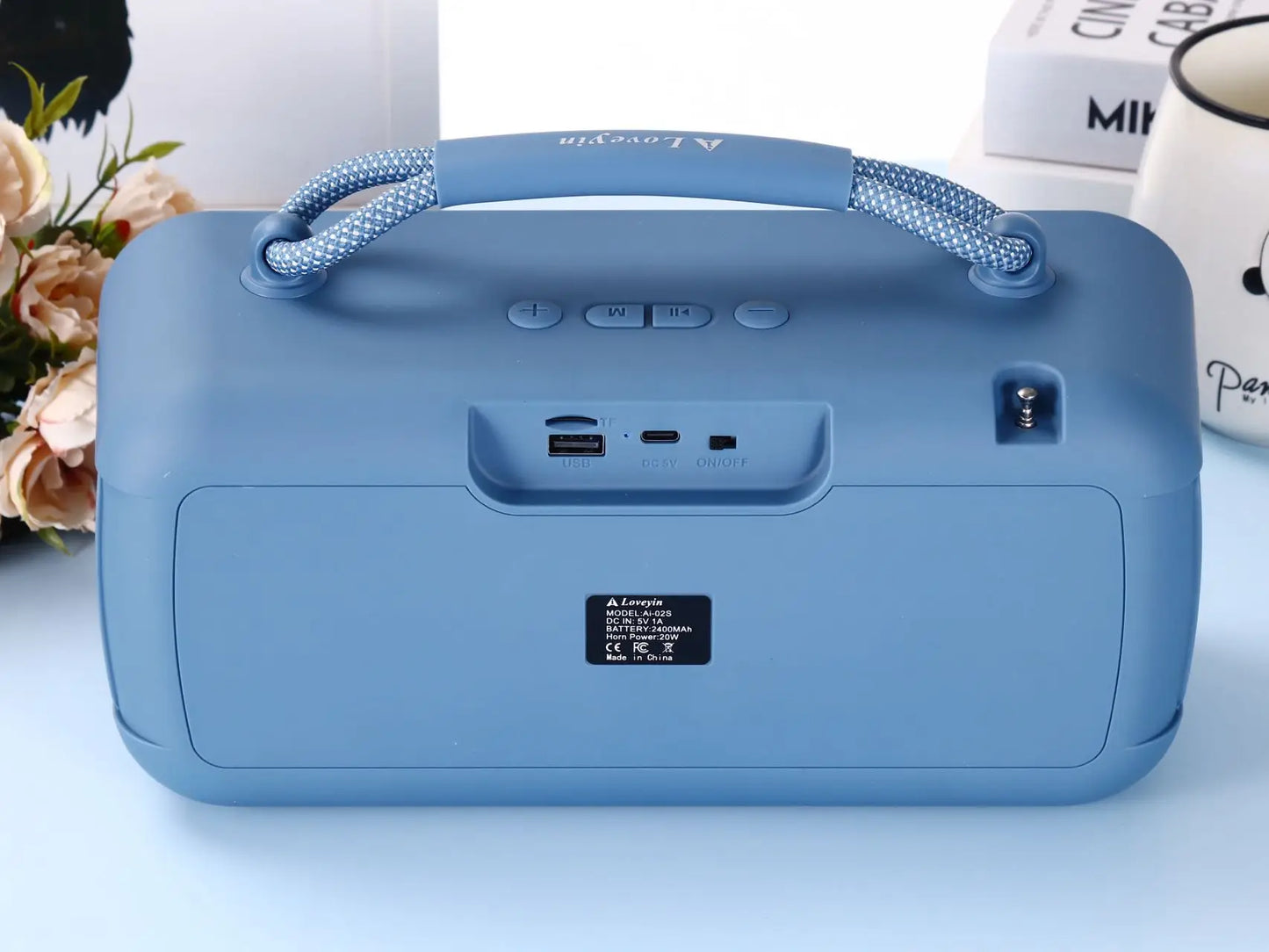 Bluetooth Speaker -20W Boombox Portable Outdoor Speakers Wireless Music Player Subwoofer Home Gift Boss Speaker With FM Radio Blue-tooth OEM Solar