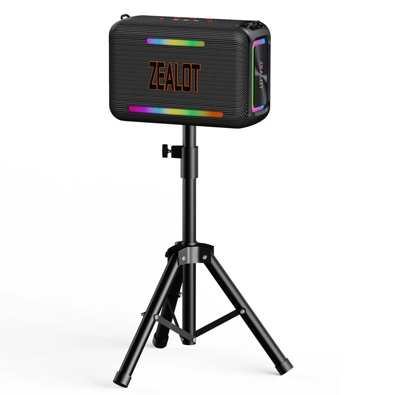 Bluetooth Speaker -120W Zealot S95 for Bluetooth Speaker with RGB LED Lighting High Power Party Audio Device