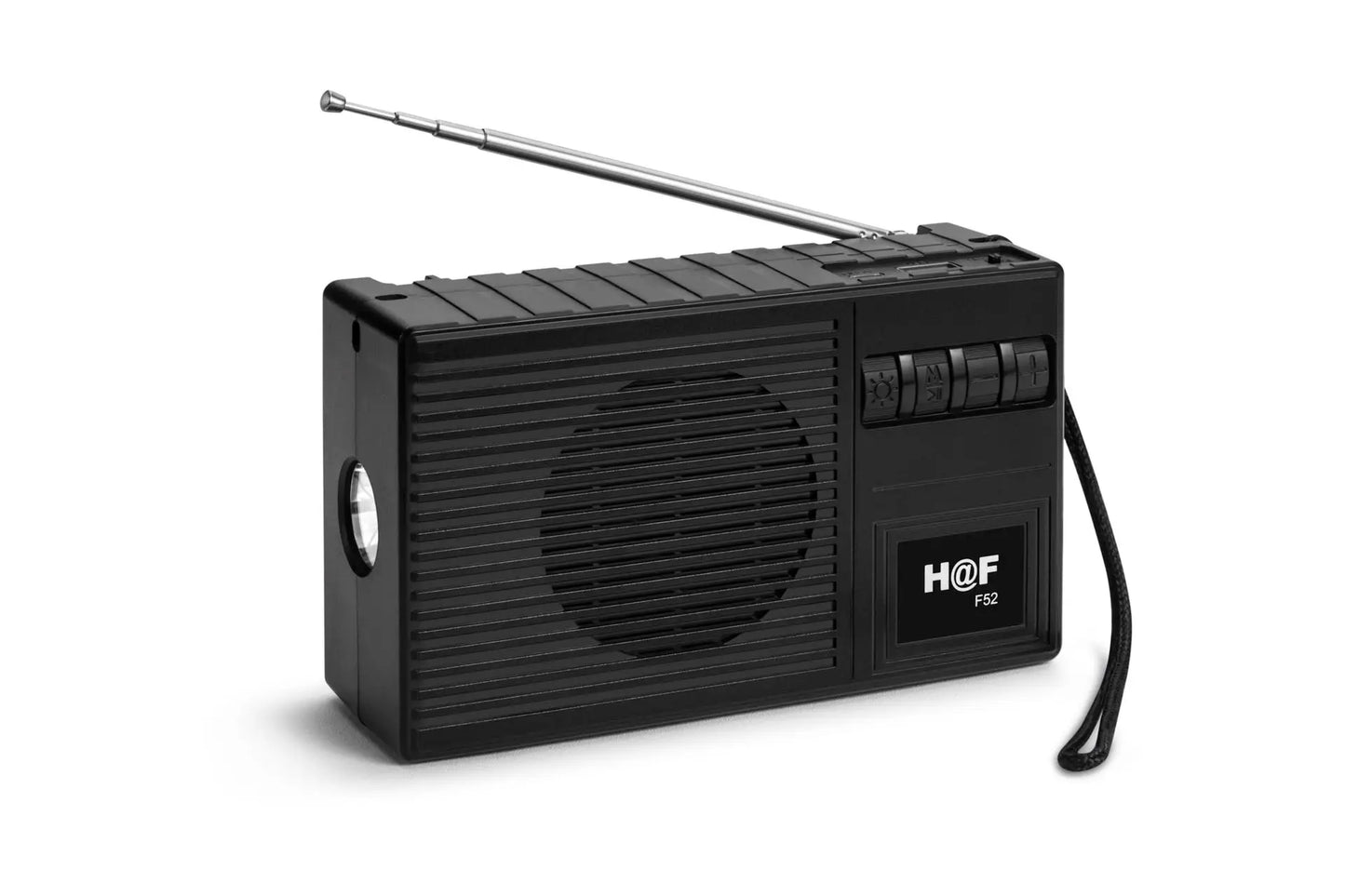 Bluetooth Speaker -Solar Powered Portable Wireless Speaker with FM Radio Antenna Stereo Sound USB/TF/FM/BT/TWS/LED Flashlight for Outdoor
