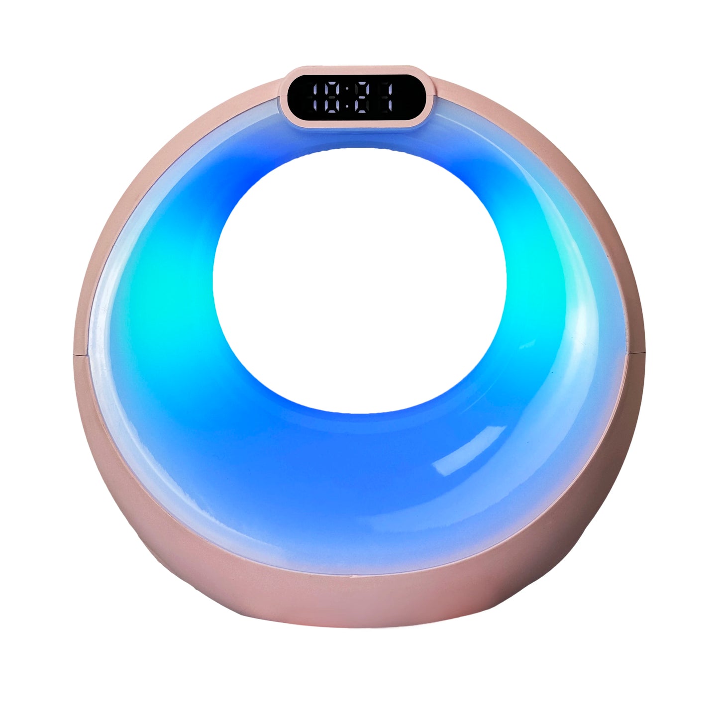Bluetooth Speaker -New Style Portable Wireless Gaming Speaker with Mixed Colorful LED Alarm Clock Lights Multifunction Outdoor Party Smart Speaker