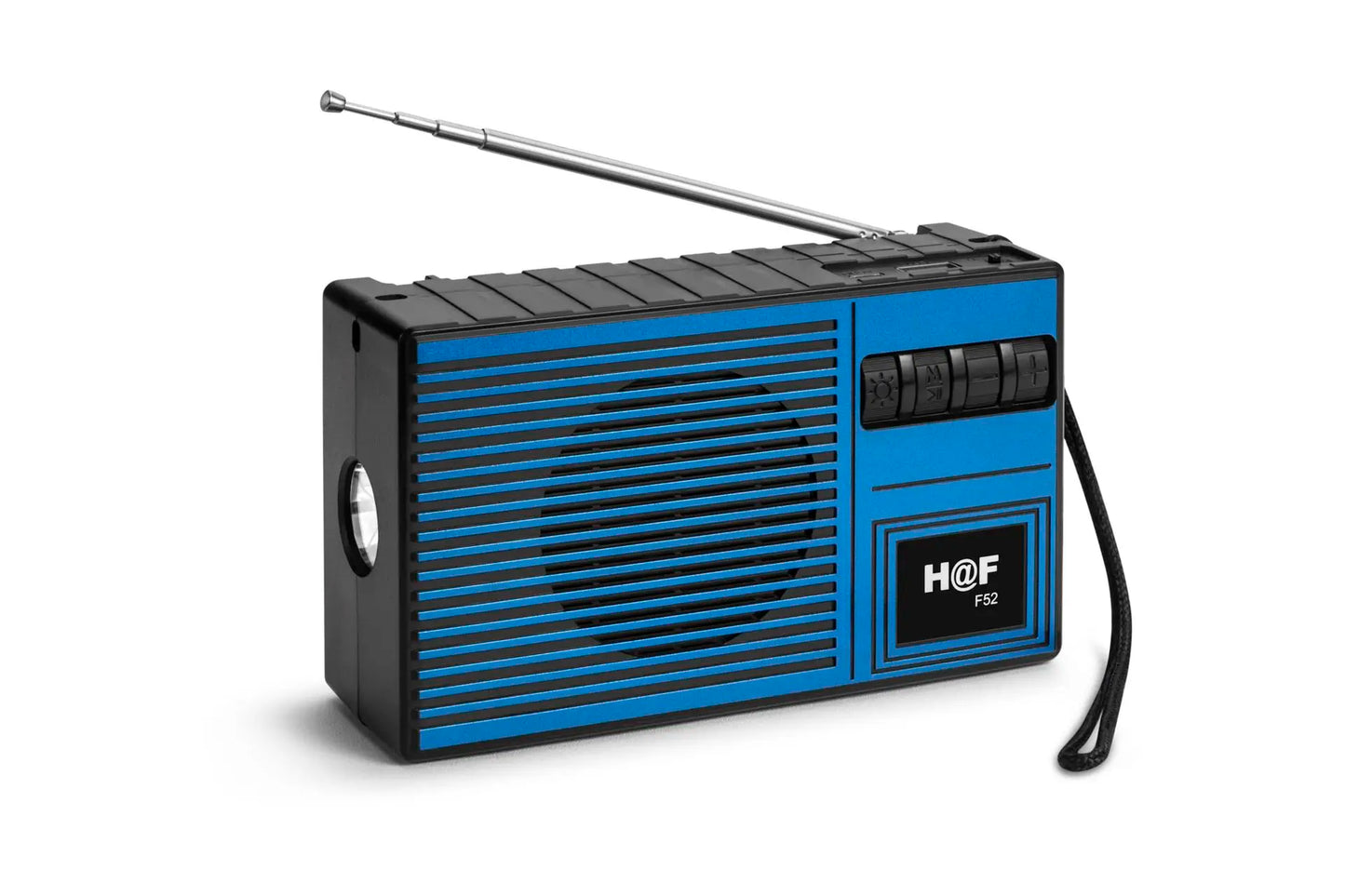 Bluetooth Speaker -Solar Powered Portable Wireless Speaker with FM Radio Antenna Stereo Sound USB/TF/FM/BT/TWS/LED Flashlight for Outdoor