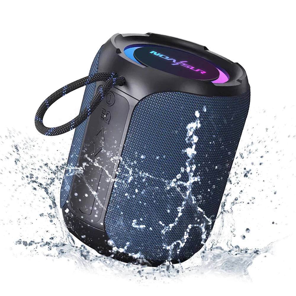 Bluetooth Speaker -New Design 360 Surround Sound IPX7 Waterproof Portable Bluetooth Bocina Wireless Speaker for Outdoor
