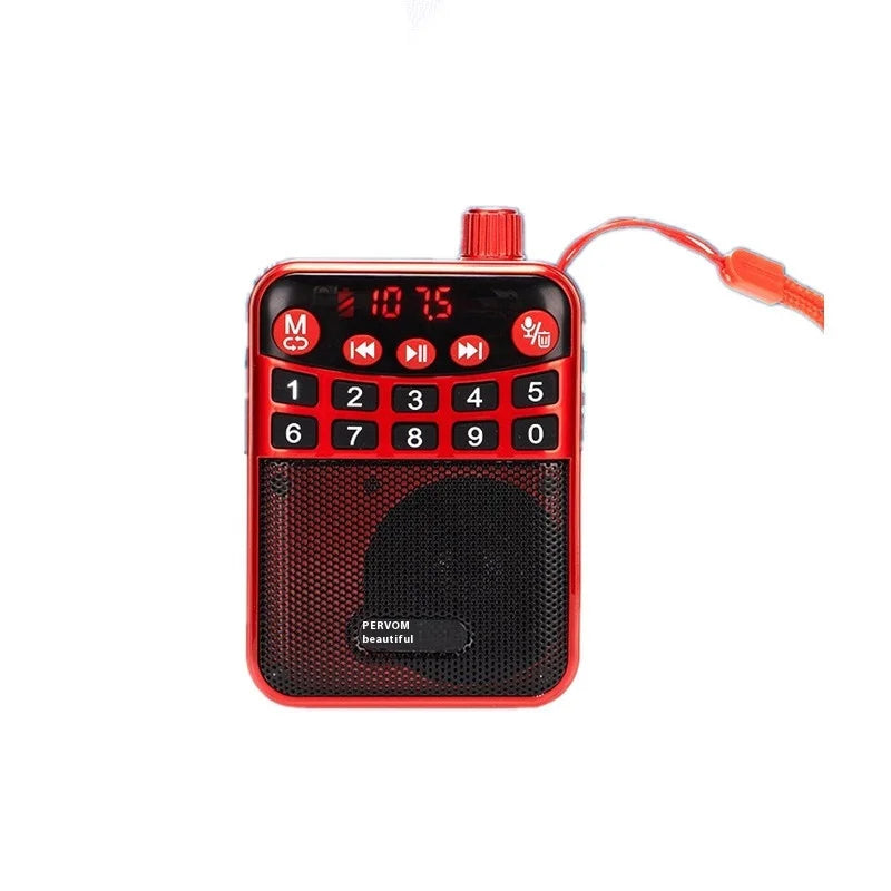 Bluetooth Speaker -M-39 Portable for Bluetooth Card Speaker with Flashlight Function Wholesale Radio for Seniors Singing Opera Storytelling