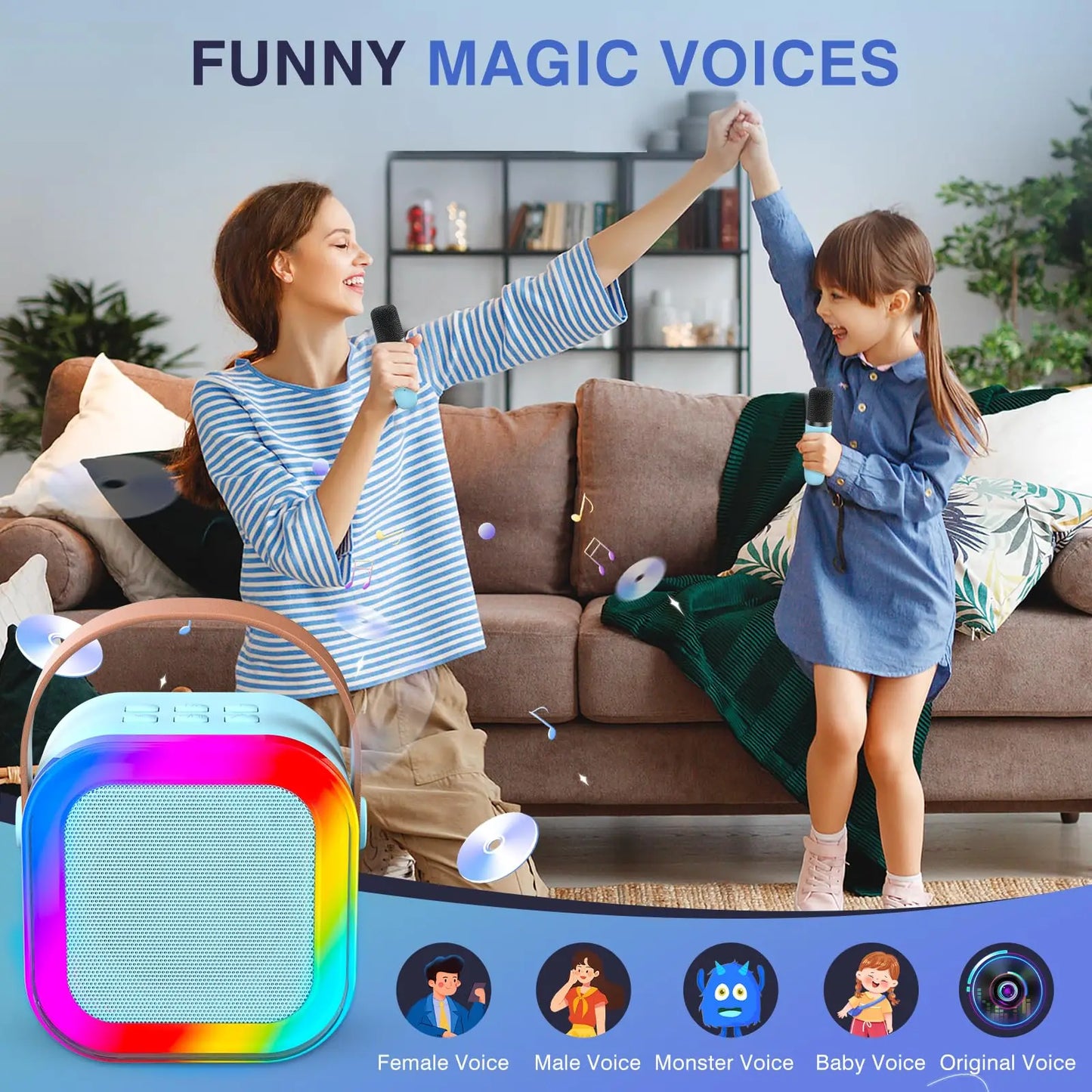Bluetooth Speaker -Hot Selling K12 Wireless Speaker with 2 Microphones High Quality Portable BT Music Karaoke Audio Sound Box with TF Card Slot