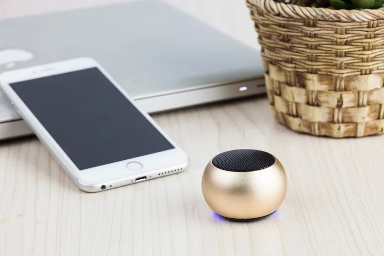 Bluetooth Speaker -M3 Rechargeable Wireless Subwoofer Colorful Bt Small Speaker Portable Mini Sound Speaker Outdoor Promotional Speaker Metal