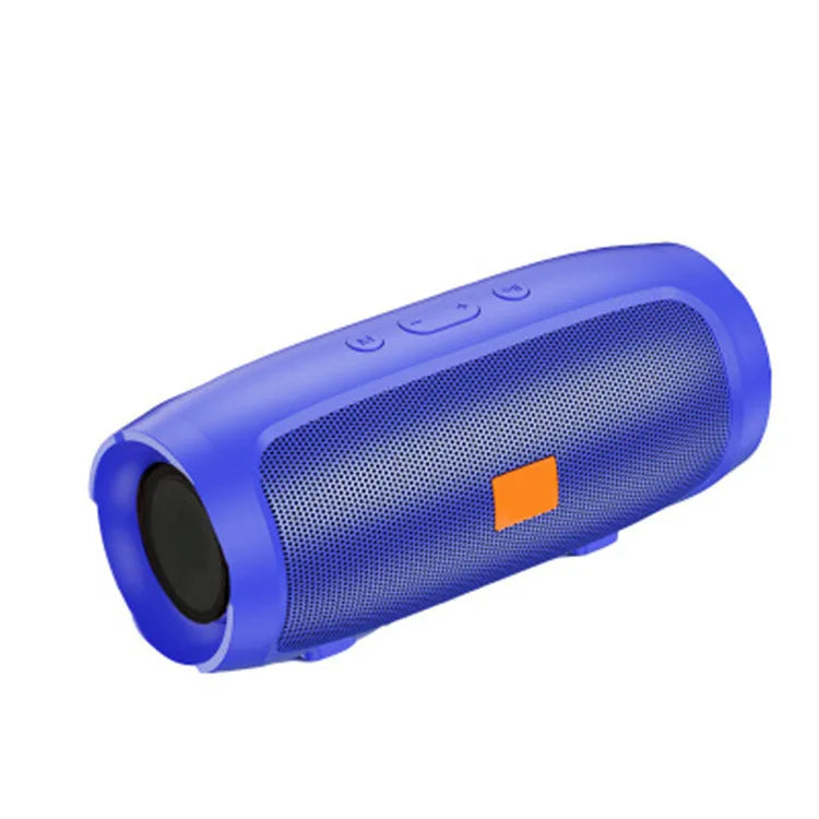 Bluetooth Speaker -J006 Charge2+ Mini Desktop Wireless USB TF Radio BT Speaker with Iron Mesh Stylish and Practical