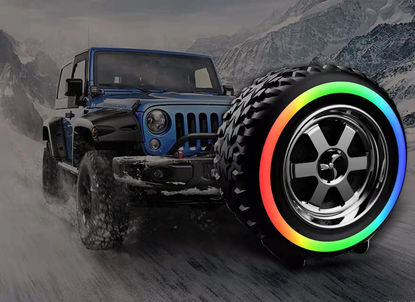 Bluetooth Speaker -2023 New Tire Sound Outdoor Intelligent Portable Bluetooth Sound Portable Multifunctional Subwoofer Card Mini Speaker