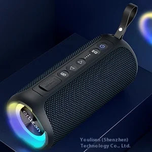 Bluetooth Speaker -X8PRO Luminous Wireless for Bluetooth Fabric Speaker RGB LED Lighting TWS Subwoofer New Product Multi-Sound Effect Battery Audio