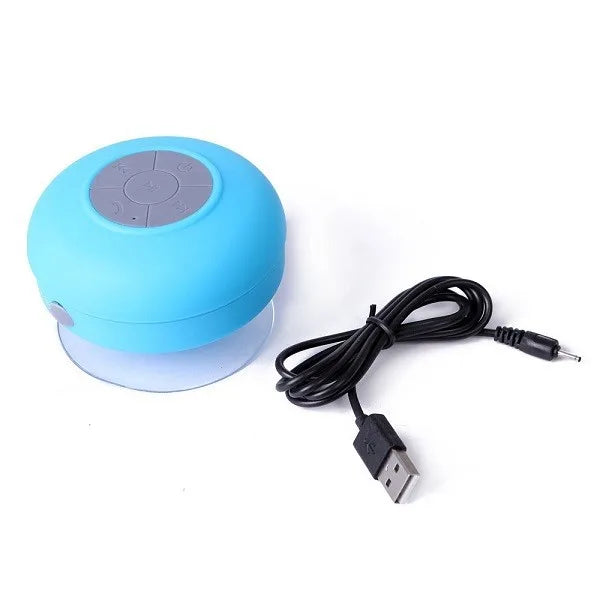 Bluetooth Speaker -Factory Price Promotional BTS06 Suction Cup Waterproof IPX7 Mini Wireless Shower Blue Toothes Portable Speaker
