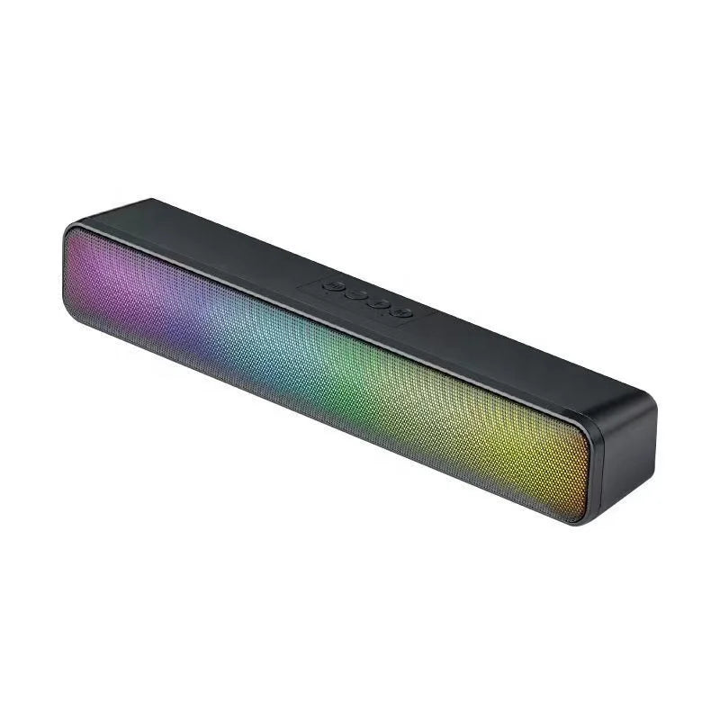 Bluetooth Speaker -Professional USB Card Wireless Audio BT Speaker RGB LED Desktop Computer Category Sound Bar Home Theatre Cool Gadgets