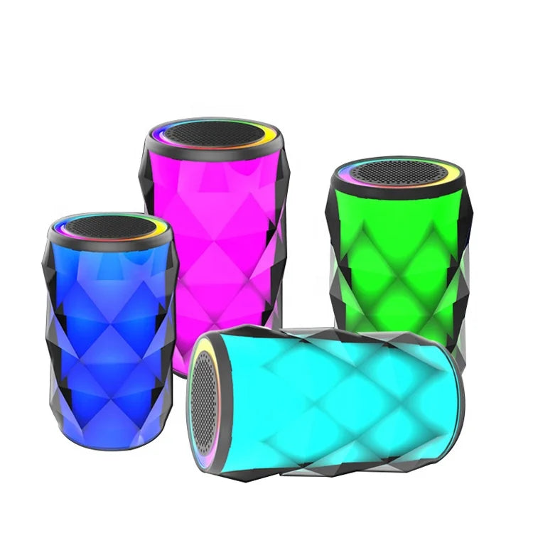 Bluetooth Speaker -Flashing LED Touch Control Light Mini Blue Tooth Speaker