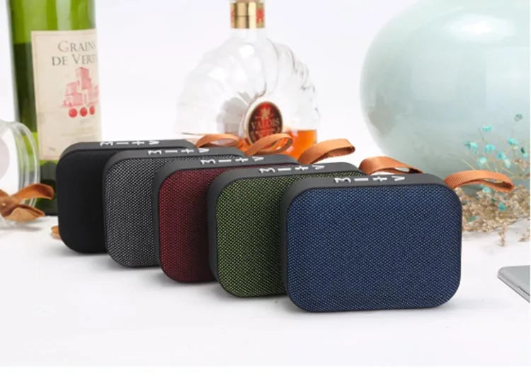 Bluetooth Speaker -Best Promotional Gift Fabric Portable Wireless Speaker Mini Bluetooths Speaker with FM/USB/TF