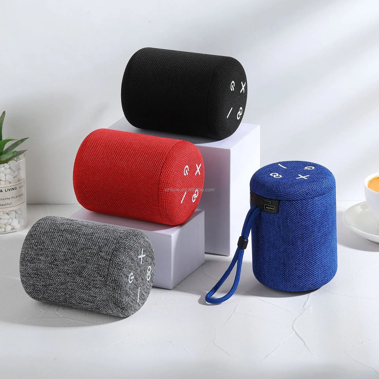 Bluetooth Speaker -Z10 Flip6 Portable Bluetooth Speakers Wireless 10W Bass Outdoor Music Player Speaker Gift Boombox for Friend Home With Fm