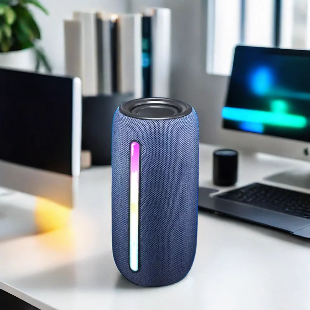 Bluetooth Speaker -AMZ B4 JB Hot Selling RGB LED Flip8 Wireless Stereo TWS Speaker Waterproof Portable for Bluetooth Battery for Outdoor Parties