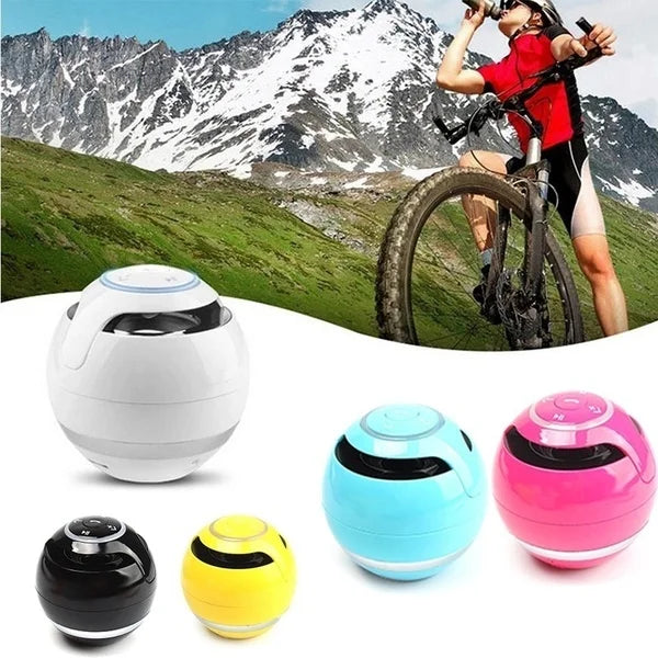 Bluetooth Speaker -2024 Dropshipping Shopify Hot Factory Price Led A18 Ball LED Mini Bass Portable Wireless BT Speaker with FM Radio TF Mic USB