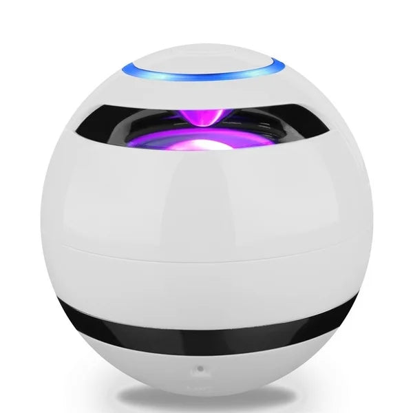 Bluetooth Speaker -2024 Dropshipping Shopify Hot Factory Price Led A18 Ball LED Mini Bass Portable Wireless BT Speaker with FM Radio TF Mic USB