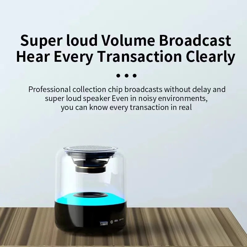 Bluetooth Speaker -2024 High Quality Portable RGB Wireless Subwoofer BT Speaker USB Computer DJ Outdoor Parties Hot Sale Transparent Speaker