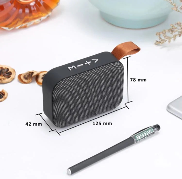 Bluetooth Speaker -Best Promotional Gift Fabric Portable Wireless Speaker Mini Bluetooths Speaker with FM/USB/TF