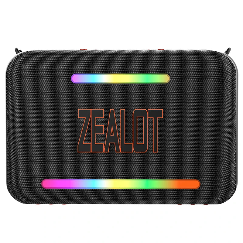 Bluetooth Speaker -120W Zealot S95 for Bluetooth Speaker with RGB LED Lighting High Power Party Audio Device