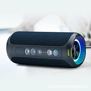 Bluetooth Speaker -X8PRO Luminous Wireless for Bluetooth Fabric Speaker RGB LED Lighting TWS Subwoofer New Product Multi-Sound Effect Battery Audio