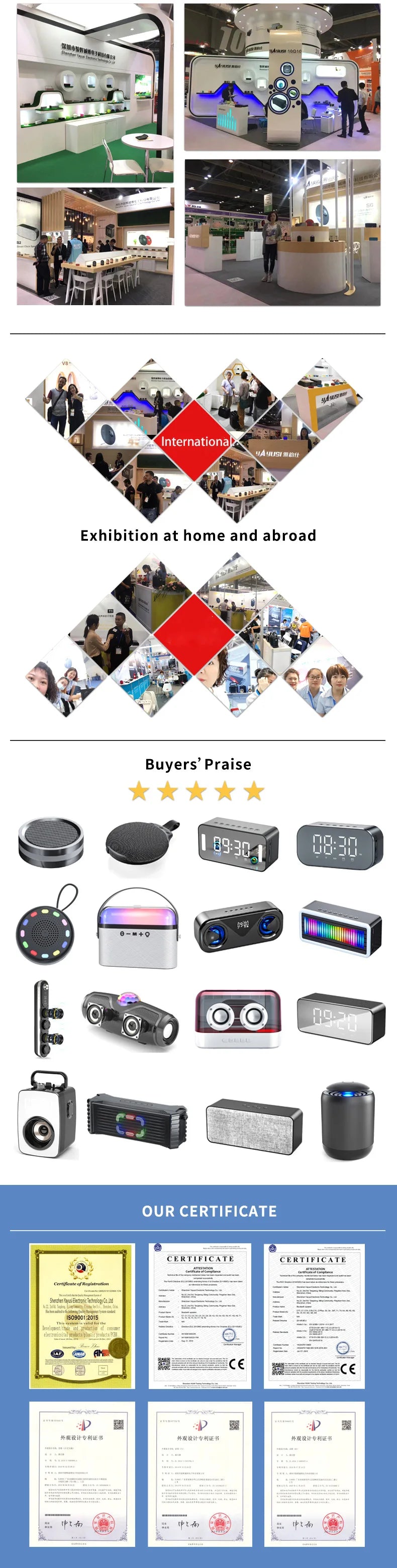 Bluetooth Speaker -3.5MM Aux Mini Speaker Cellphone None Wire Mini Speaker Portable bluetooth Combined Speaker for Mobile Phone iPhone Laptop