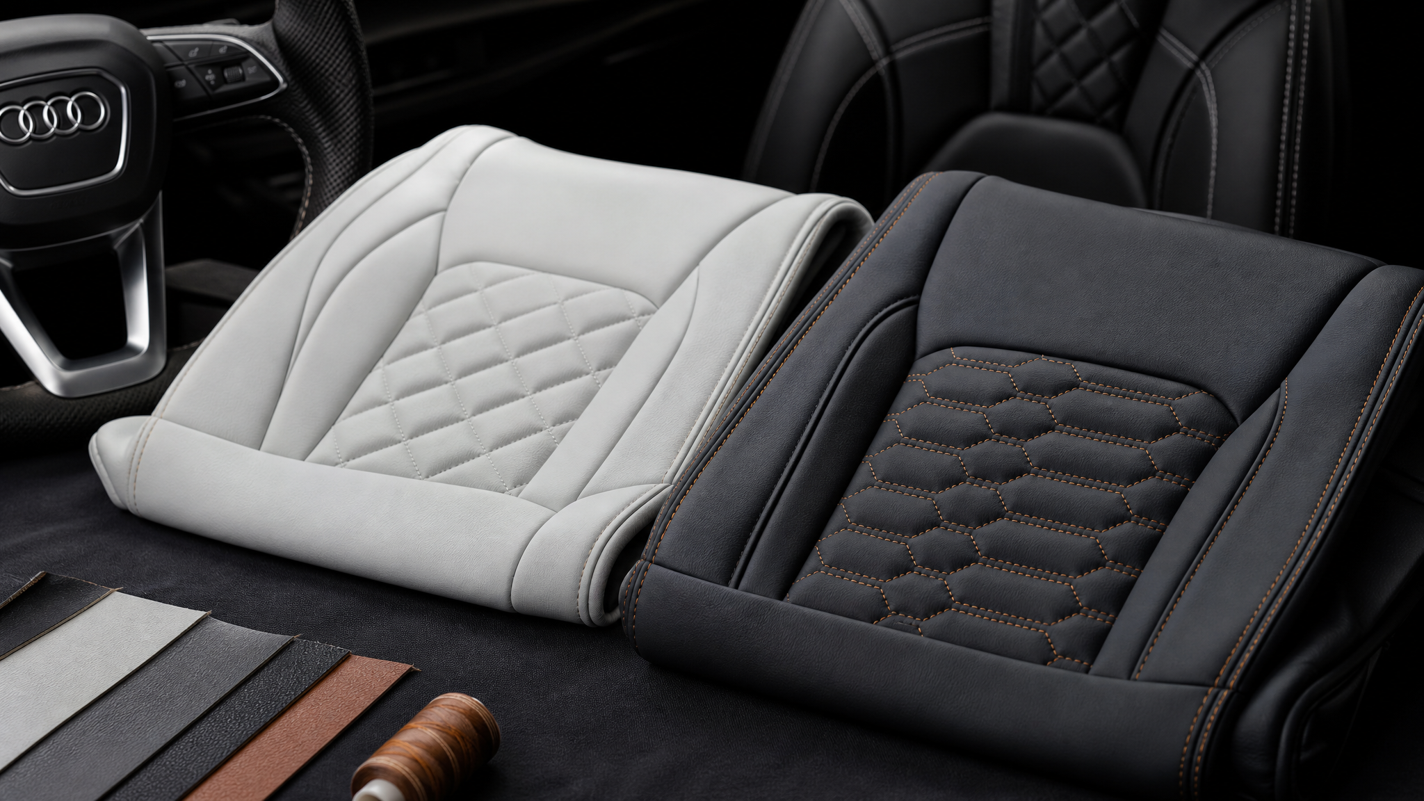 Source Factory vs Katzkin: Leather Seat Covers for Audi A4, A6, A7, A8