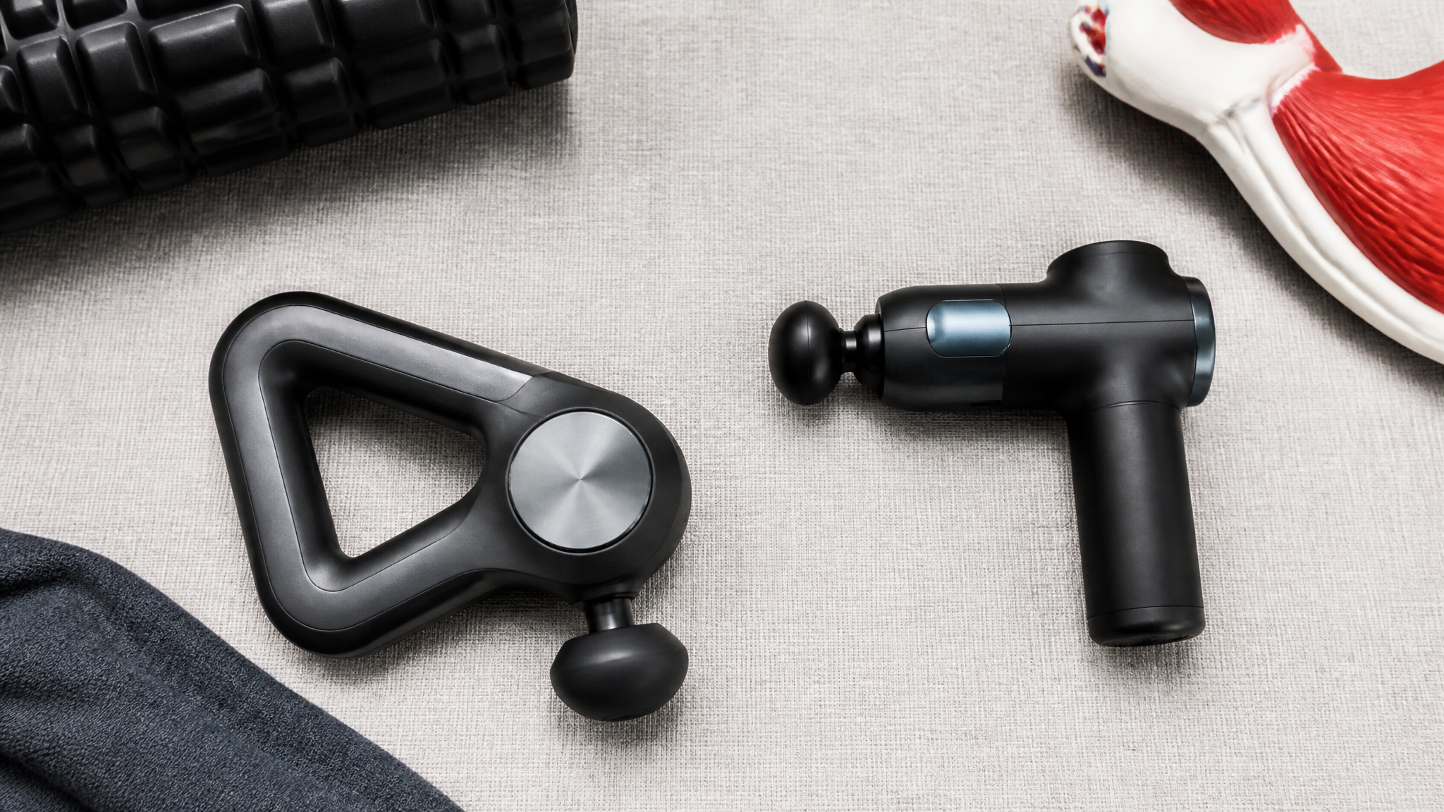 Tidesmit 3-Speed Deep Tissue Massage Gun vs Theragun Prime Plus