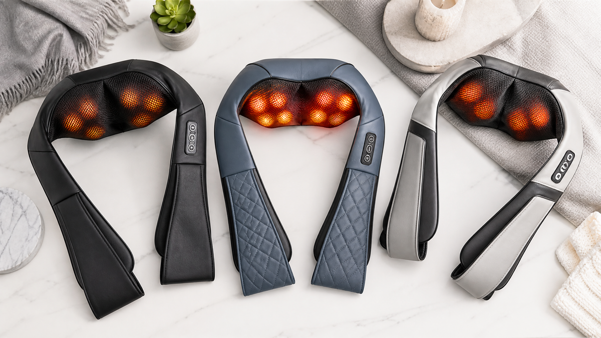 Tidesmit Deep Tissue Neck Massager: 8-Node Shiatsu & Heat vs. Top Alternatives