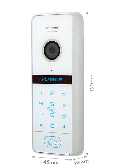 HOMSECUR HD BC141HD-W Doorbell Camera For HDK Series Video&Audio Home Doorphone Intercom