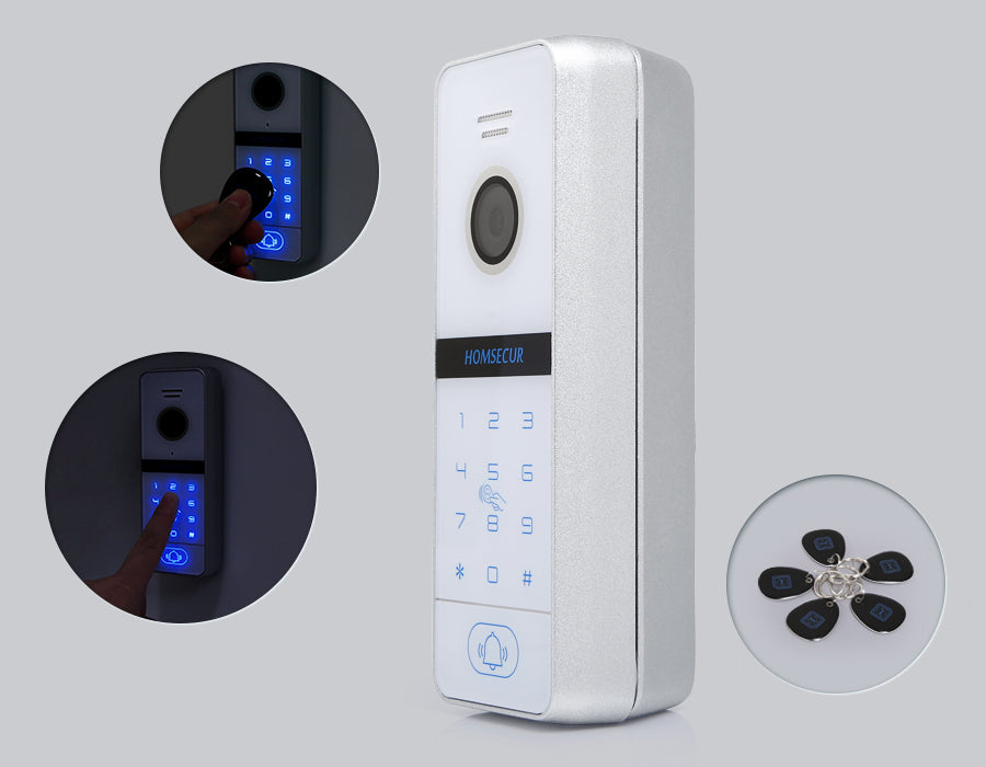 HOMSECUR HD BC141HD-W Doorbell Camera For HDK Series Video&Audio Home Doorphone Intercom