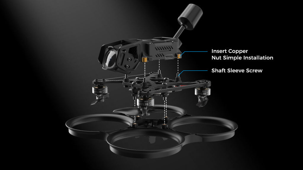 BETAFPV Pavo20 Brushless Whoop Drone | ELRS 2.4G FPV Quadcopter Tidesmit