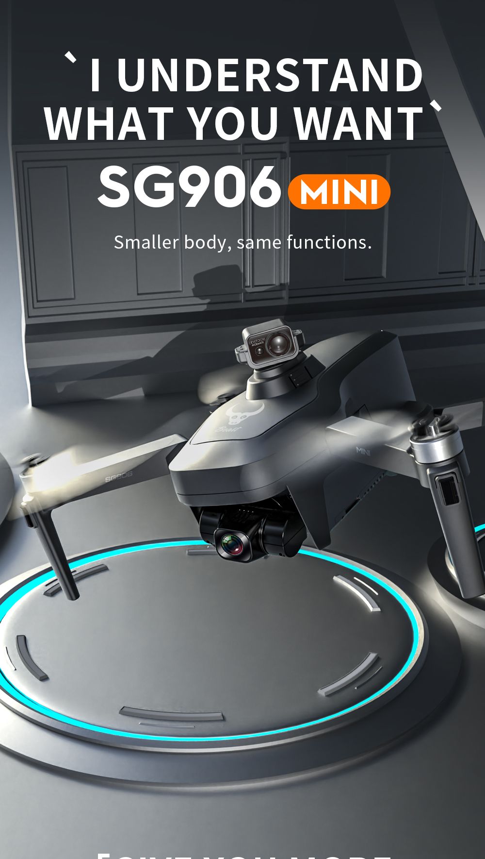 4K GPS Drone with Obstacle Avoidance | Foldable 3-Axis Stabilized Quadcopter Tidesmit