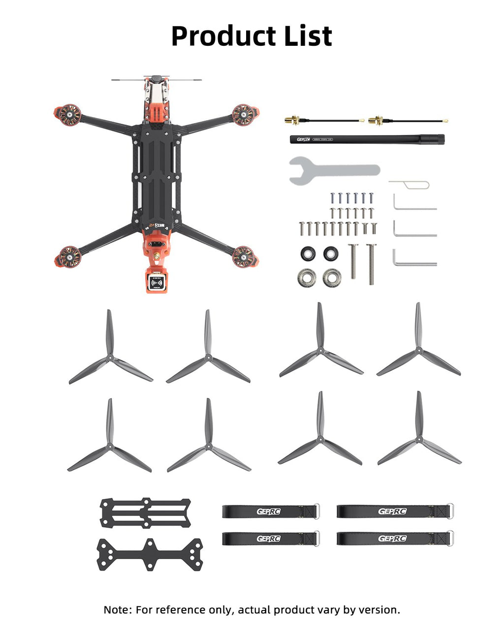 GEPRC MOZ7 V2 7-Inch Long Range FPV Drone - Reliable GPS Cinematic Kit Tidesmit