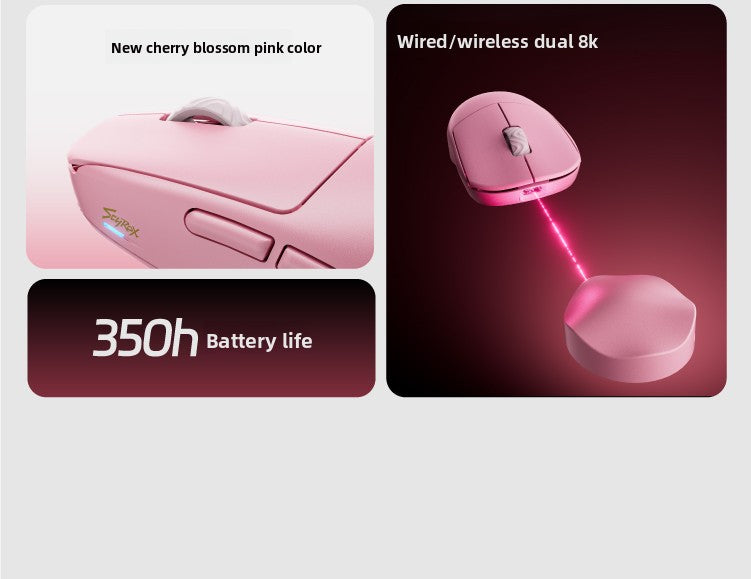 Scyrox V8S 40g Ultra-Light Wireless Gaming Mouse Tri-Mode 30000DPI PAWNEXT ONE RGB Macro FPS Esports Lightweight Mouse Gifts
