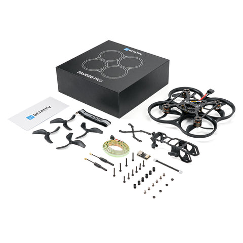 Pavo20 Brushless Whoop Quadcopter ELRS 2.4G - 4 Battery Flight Kit Tidesmit