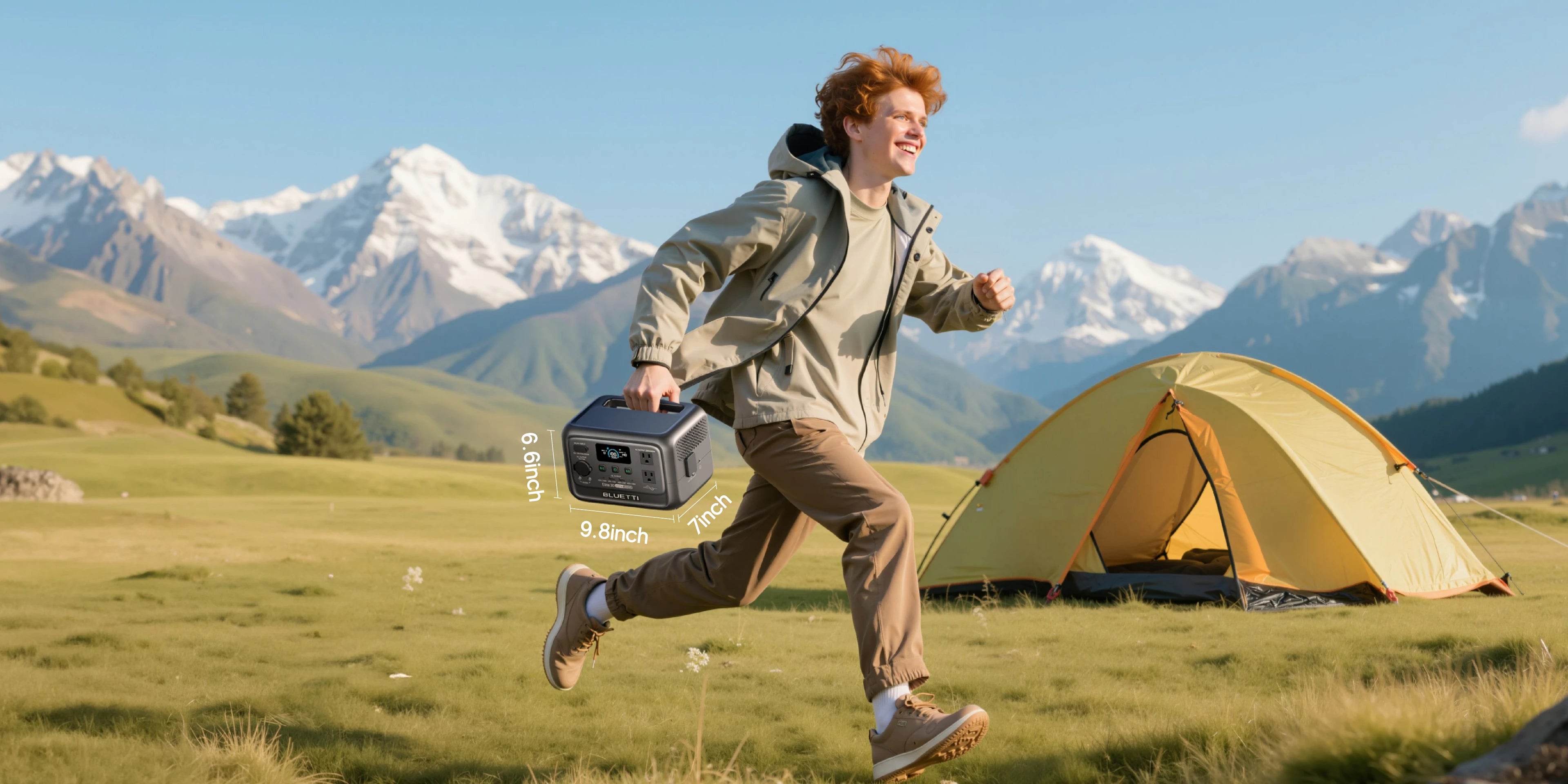 【Renew】BLUETTI Elite 30 V2 Portable Power Station 288Wh 600W Peak Large Capacity Solar Generator For Outdoor Camping Home Emerge