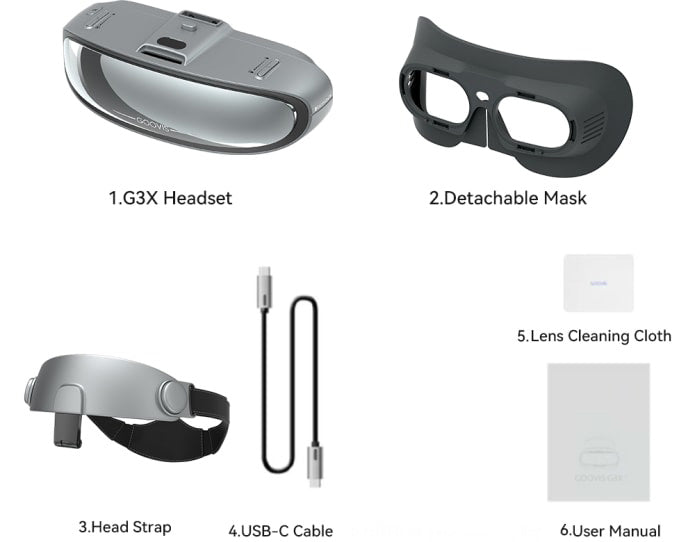 5K VR Headset for PC Gaming with Giant Screen Display - Tidesmit Tidesmit