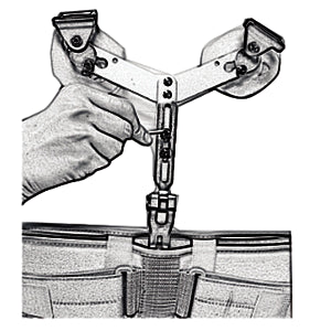 Komzer TLSO Back Brace - Thoracic Lumbo Sacral Orthosis Support Scoliosis Brace, Universal