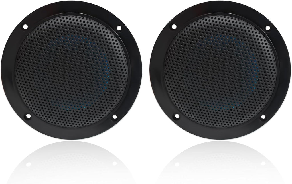 Herdio 4 Inch Ceiling Speaker 160W Waterproof Surround Sound for Kitchen Bathroom Yacht Outdoor Theater Home In-Wall 2-Pack