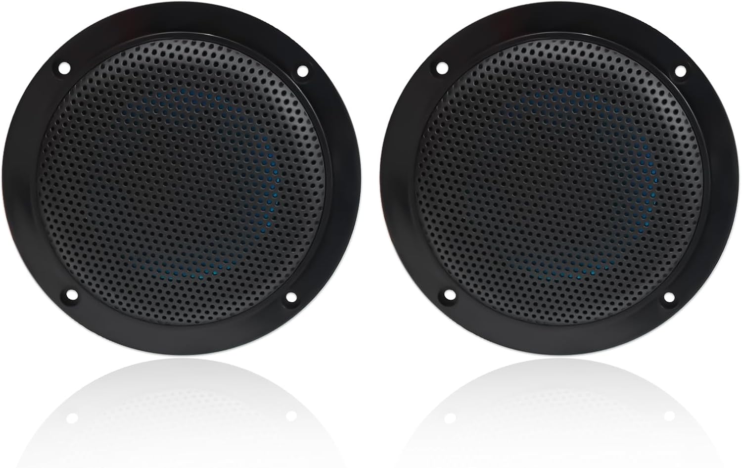Herdio 4 Inch Ceiling Speaker 160W Waterproof Surround Sound for Kitchen Bathroom Yacht Outdoor Theater Home In-Wall 2-Pack