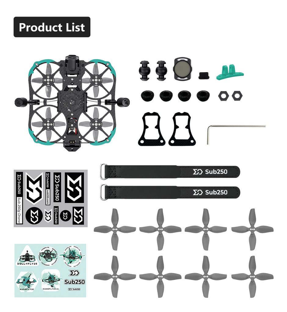 2 Inch CineWhoop FPV Drone 4S HD O4 Pro - Compact Precision Quadcopter Tidesmit