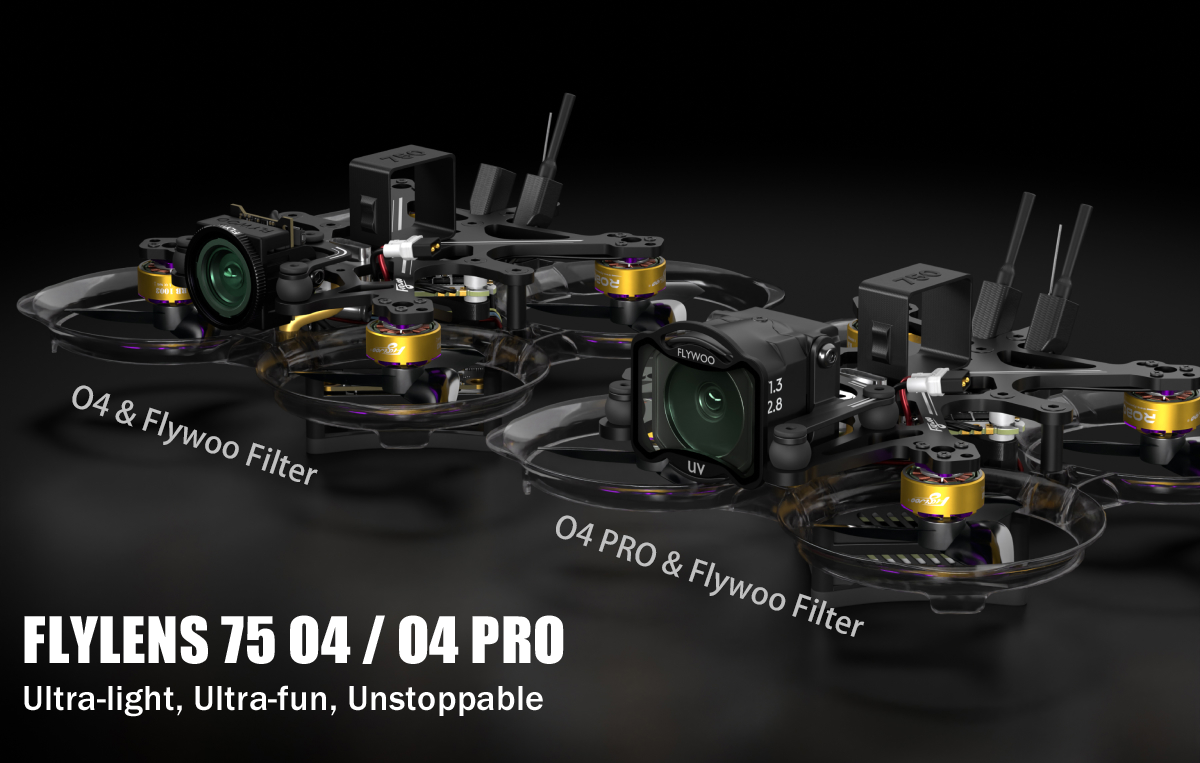 Flywoo Flylens 75 HD O4 FPV Drone | Compact 2S Racing Quadcopter Tidesmit